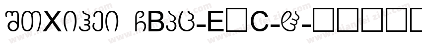 STXihei GBpc-EUC-H字体转换